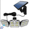 3 Head Motion Sensor 270 Wide Angle Illumination Waterproof Solar Light