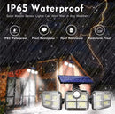 3 Head Motion Sensor 270 Wide Angle Illumination Waterproof Solar Light