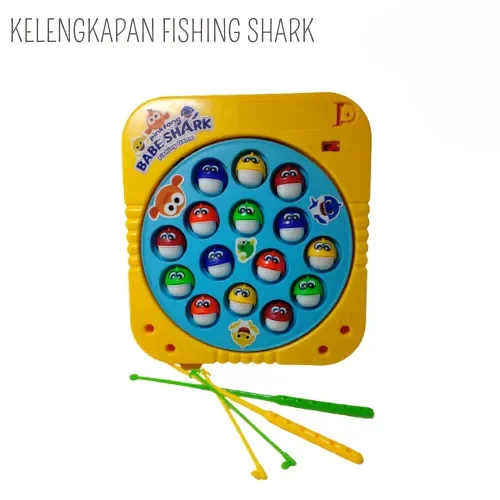 Babe Shark Fishing Game Fish Catching Kids Play Set (random Color)