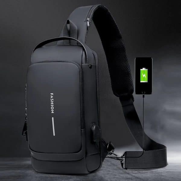 Chest Bag Multifunction Crossbody Sport Running Travel Sling Pack Anti-Theft (Random Color)