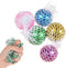 Mesh Stress Balls Squeeze  Pack Of 6 (random Color)