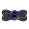 Pack Of 2 Ems Butterfly Portable Neck Massager Rechargeable, And Ms Foot Massager