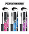 Yanqina Black Liquid Eyeliner + 3d Mascara (2 In 1)