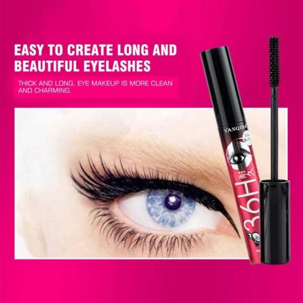 Yanqina Black Liquid Eyeliner + 3d Mascara (2 In 1)