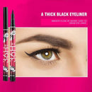 Yanqina Black Liquid Eyeliner + 3d Mascara (2 In 1)