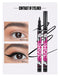 Yanqina Black Liquid Eyeliner + 3d Mascara (2 In 1)